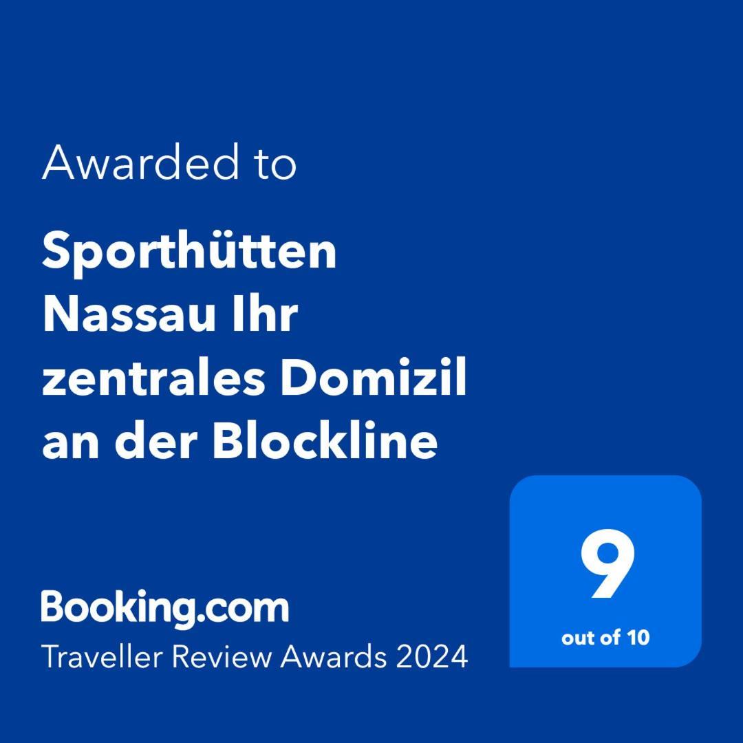 "Sporthuetten Nassau" Ihr Zentrales Domizil An Der Blockline Rechenberg-Bienenmühle Exterior foto
